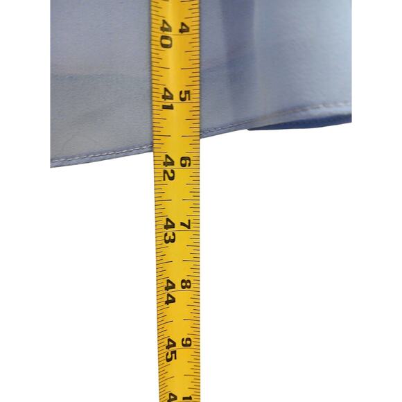 Vintage 60s Baby Blue Elegant Dress Sz 4P Church Lady Minimalist Modest Theatre - Picture 11 of 15